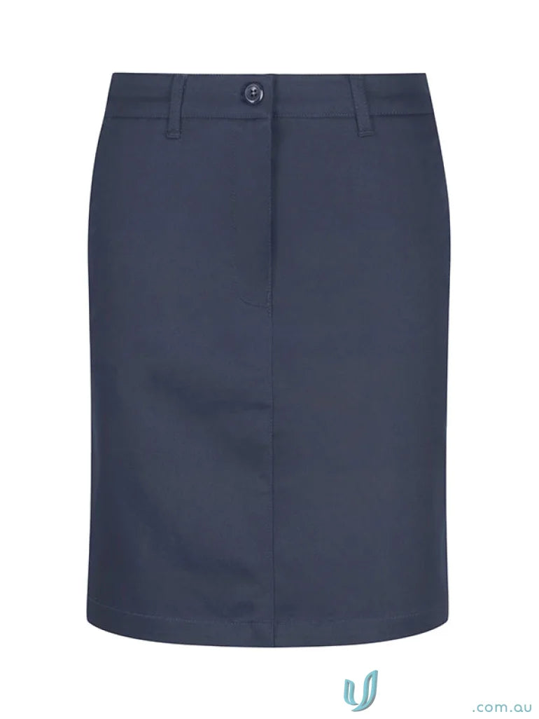 Navy blue Lily Chino Skirt perfect for ladies Lily Chino style and chino skirt lovers