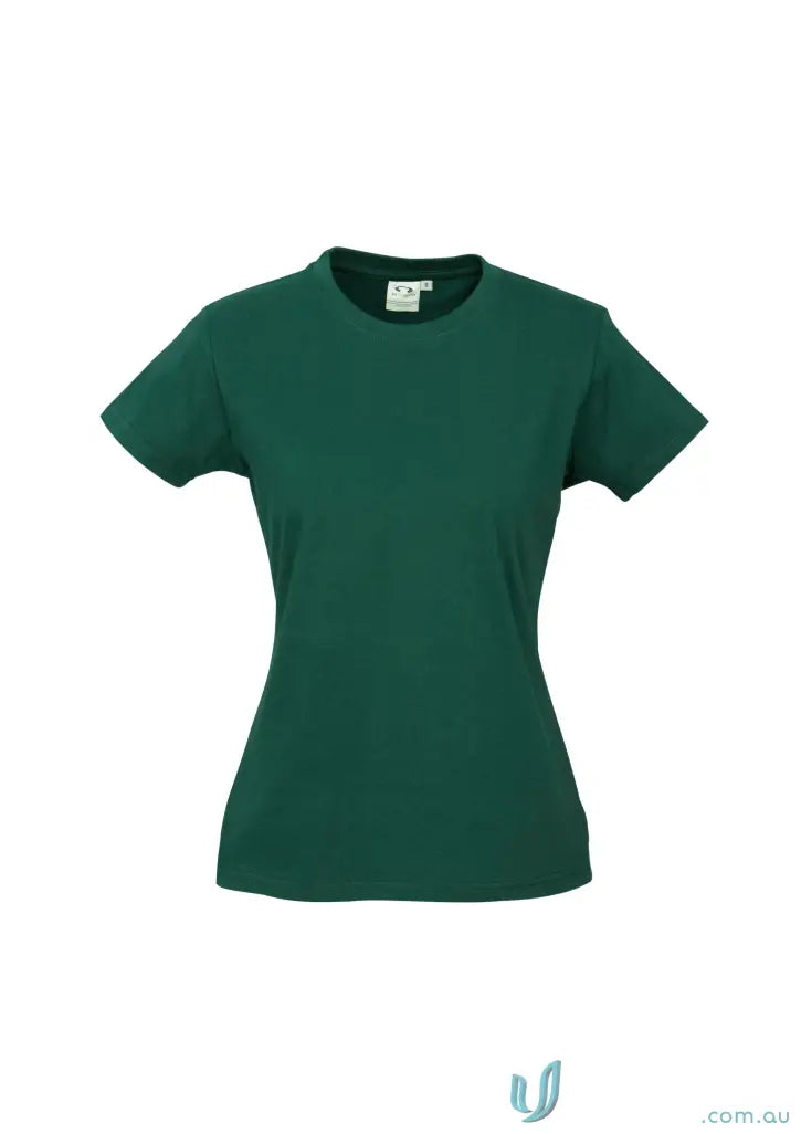 Dark green Ladies Newport Tee ice short sleeve tee from t10022 biz collection