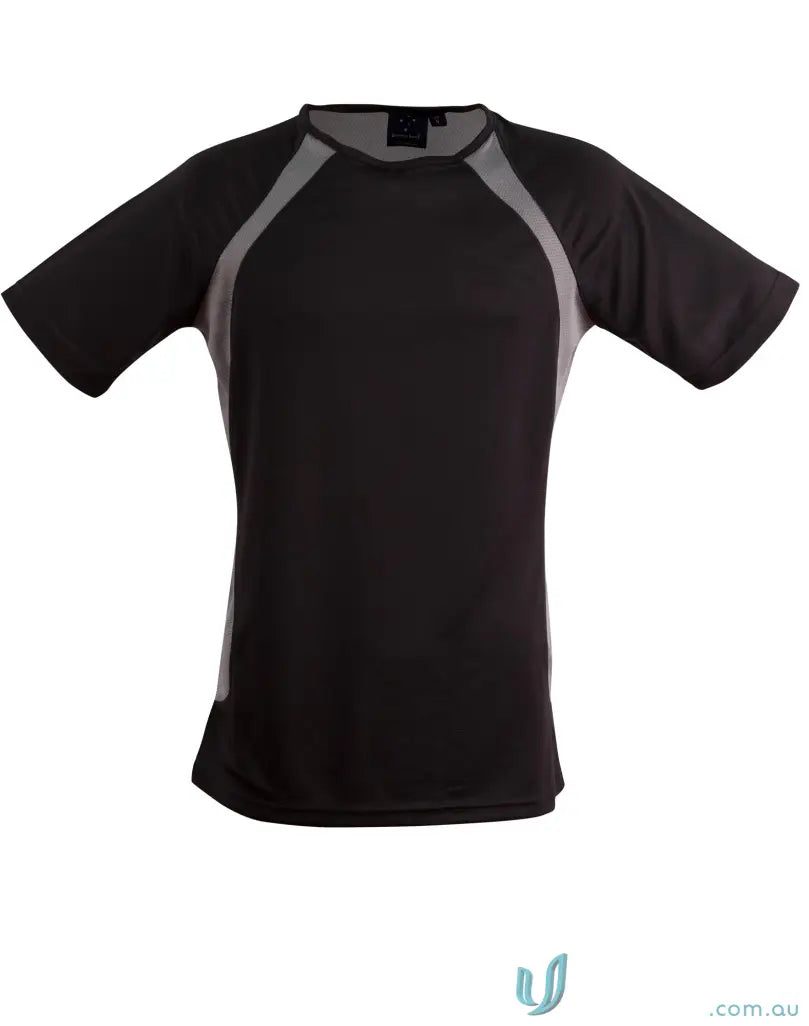 Black and gray Sprint Tee short-sleeved workwear t-shirt perfect for uniforms