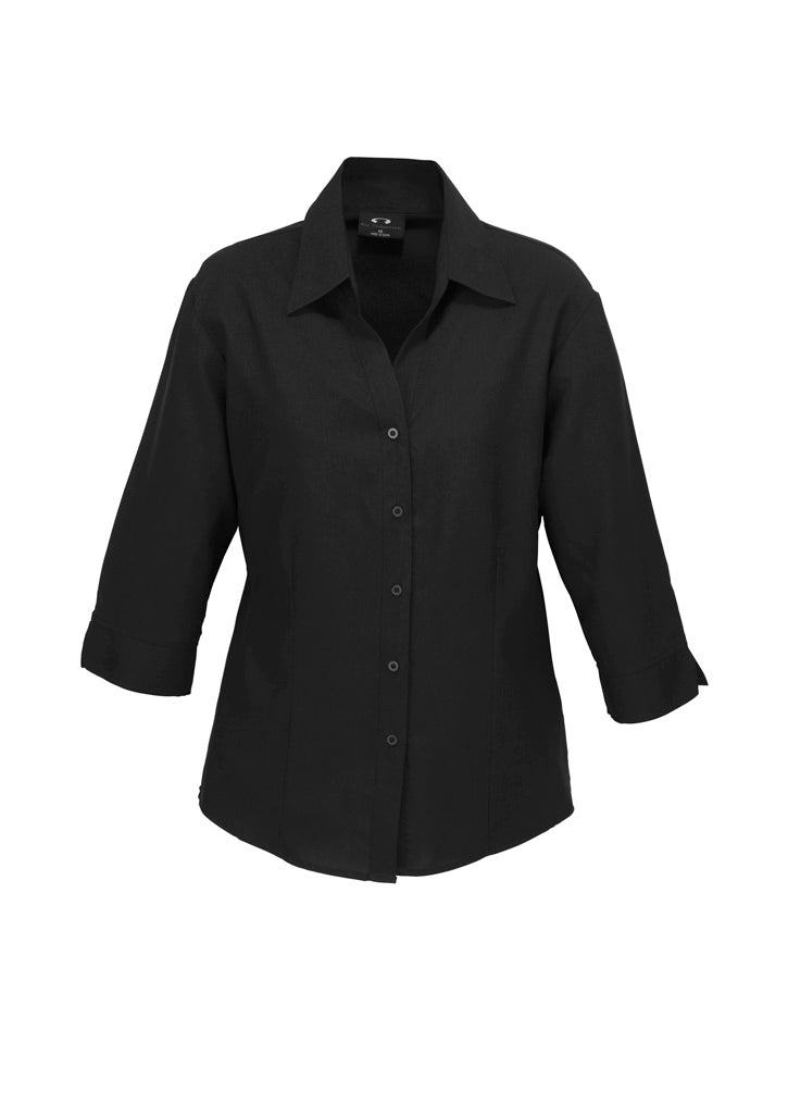 Ladies Plain Oasis 3Q Shirt - Black / 06 - shirts