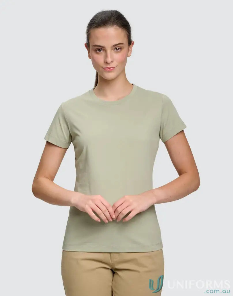 Ladies Premium Mornington T-Shirt in light green perfect for winning spirit ladies