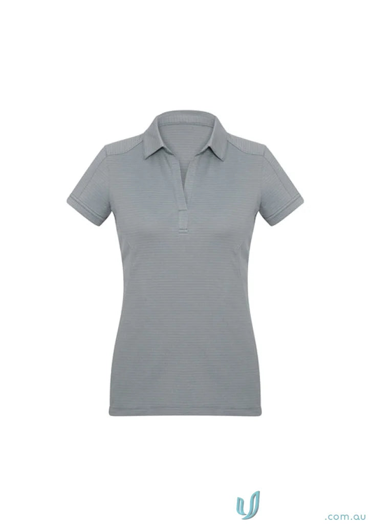 Gray women’s ladies profile polo shirt p706ls ladies profile feeling fresh casual wear