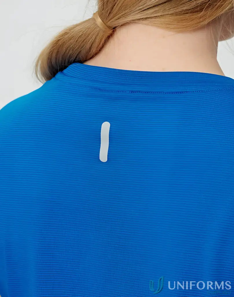 Ladies RapidCool Ultra Light Tee with reflective strip, super breathable athletic shirt
