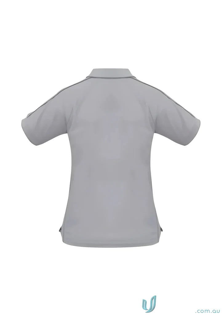 Ladies resort polo in grey from Biz Collection Ladies with a modern fit and relaxed style