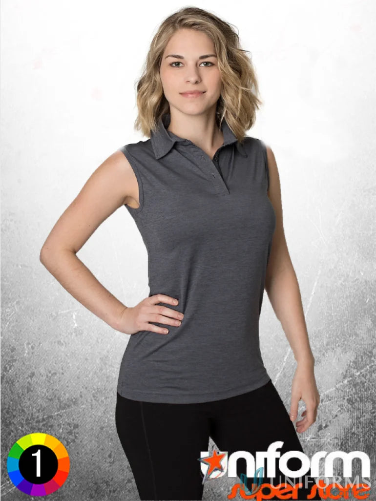 Ladies Sleeveless Polo with Aegis Microbe Shield and CoolDry moisture tech