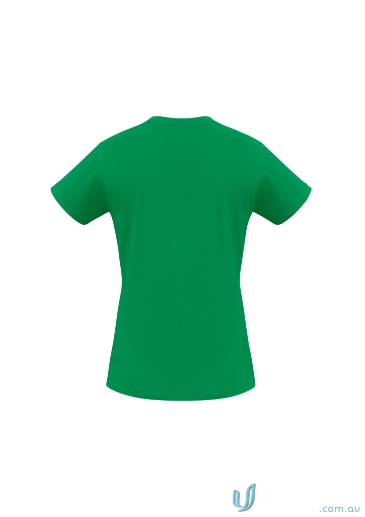 Plain emerald green Ladies Southport Tee from t10022 biz collection, ice short sleeve tee