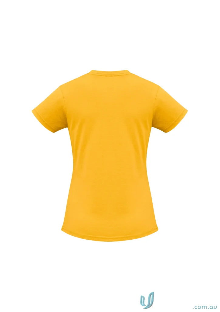 Ladies Southport Tee in goldenrod yellow from t10022 biz collection, ice short sleeve tee