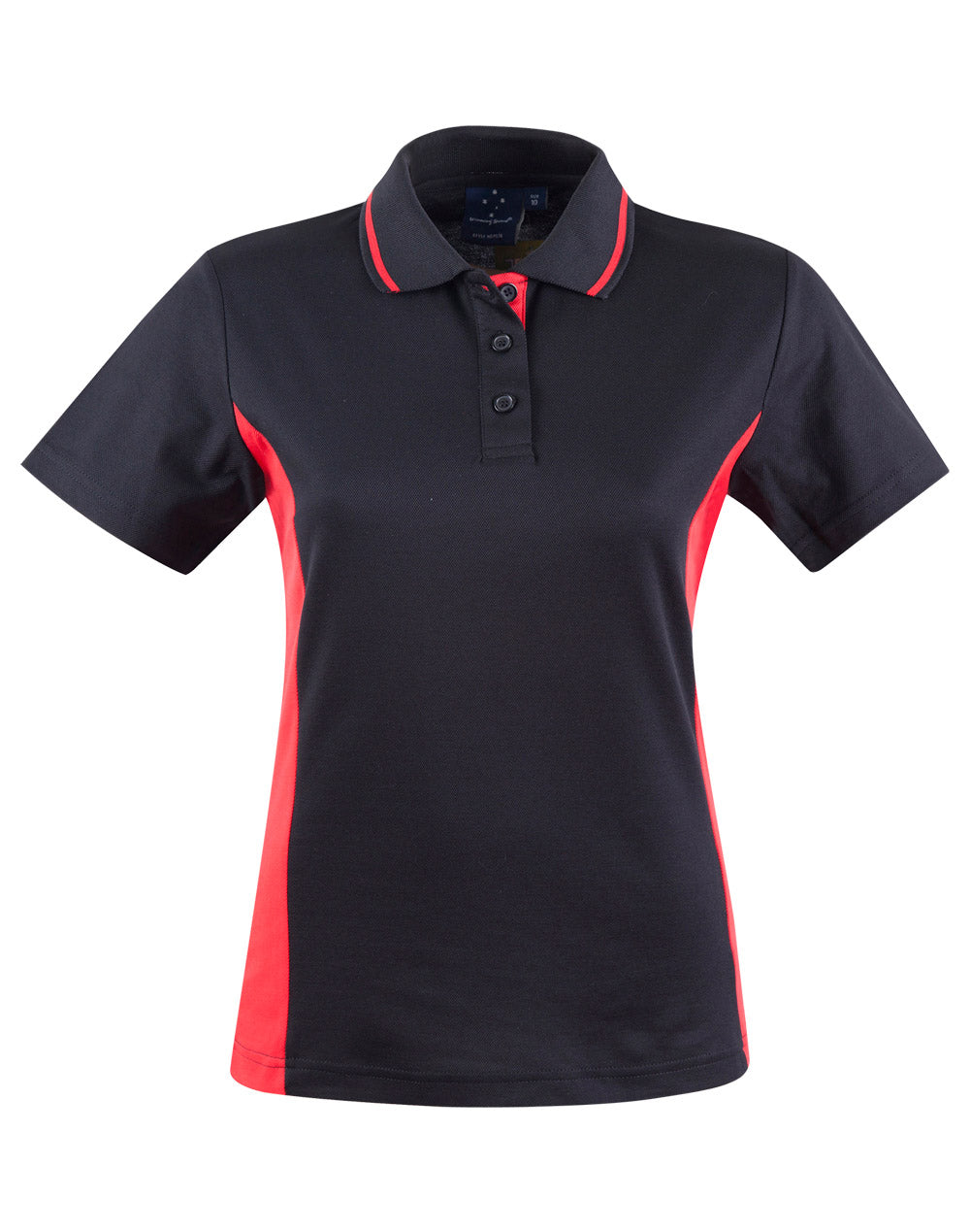 Ladies’ Teammate Polo - Black/Red / W(08) - POLO