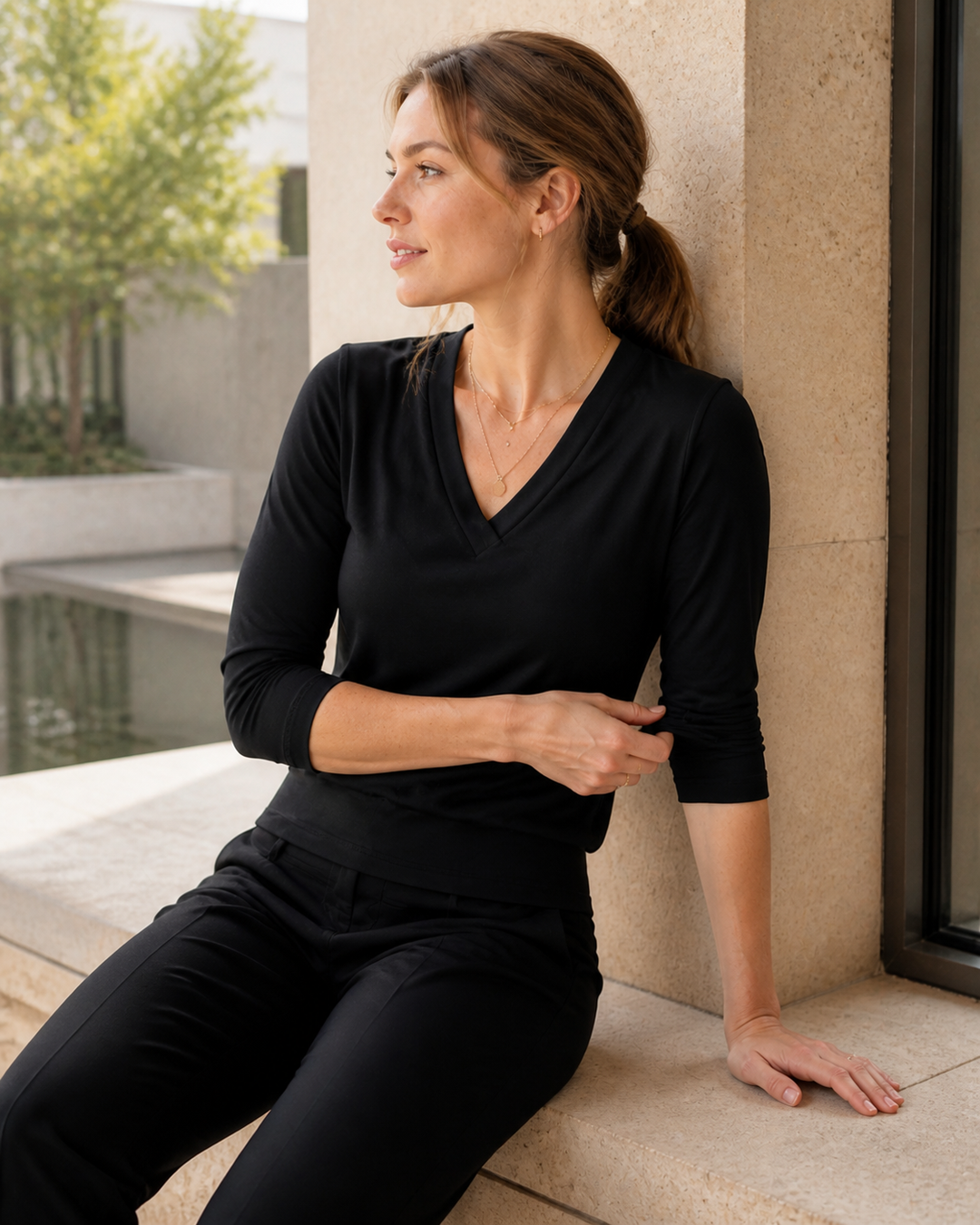 Lana 3qtr Sleeve Top