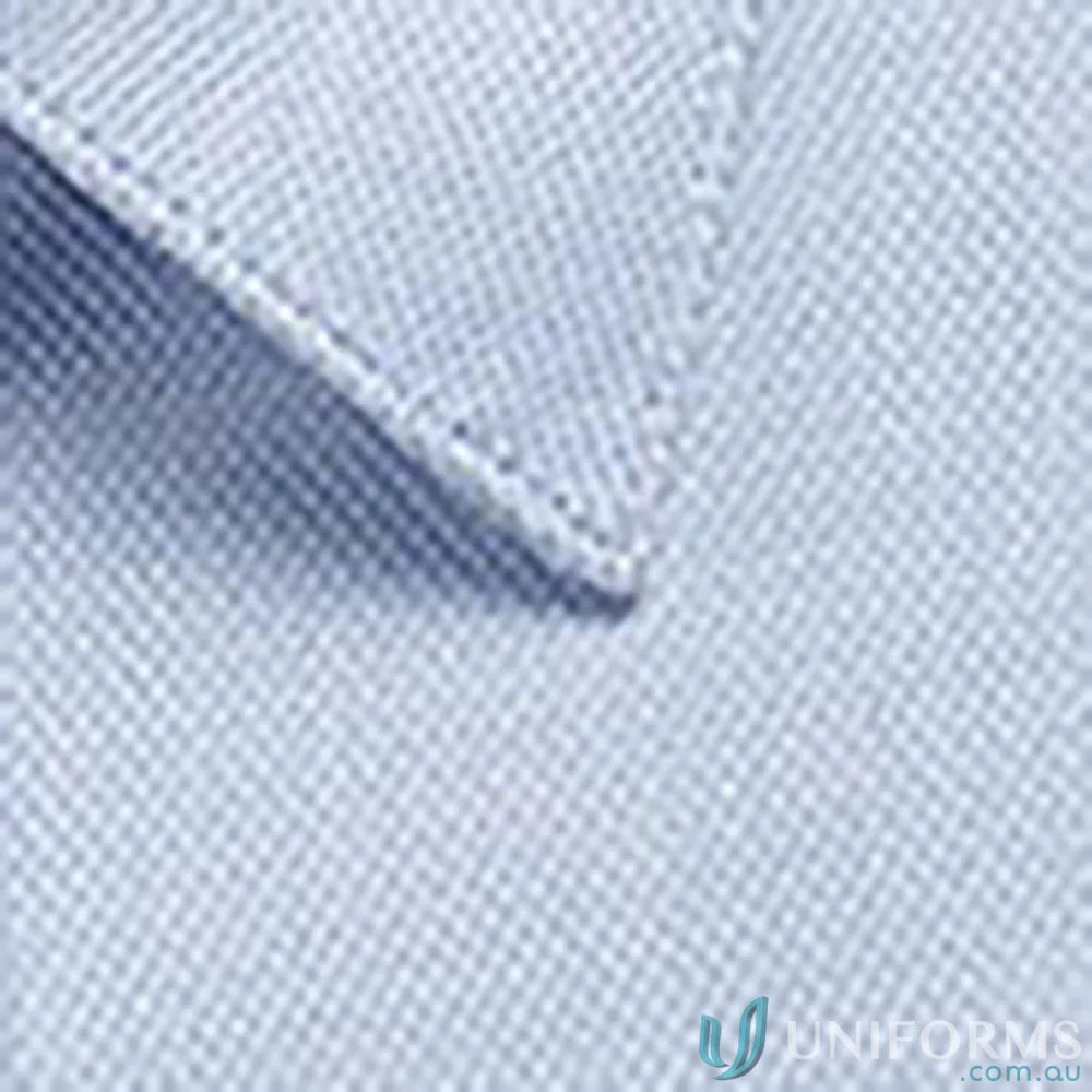 Light blue Landsdowne Micro Step LS Shirt fabric with visible weave and stitching