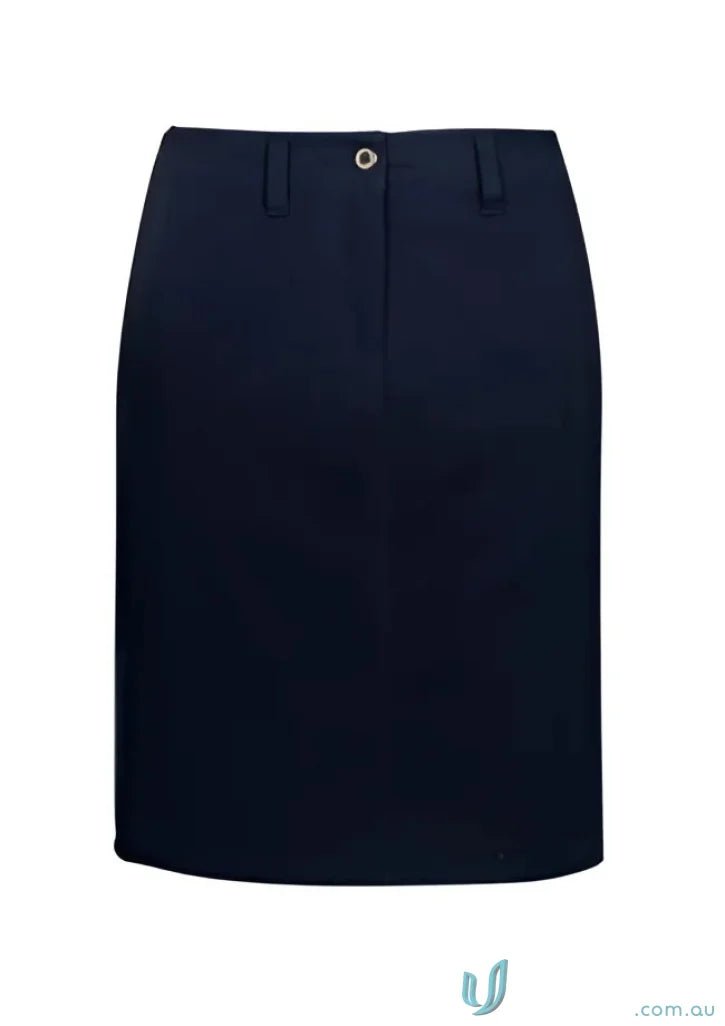 Navy blue Lawson Cotton Stretch Skirt from Biz Collection Women’s lawson collection women’s