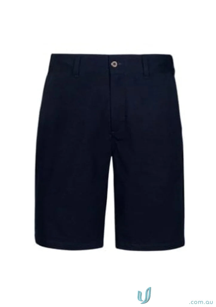 Navy blue Lawson Stretch Chino Short from Biz Collection Lawson men’s stretch shorts for casual wear