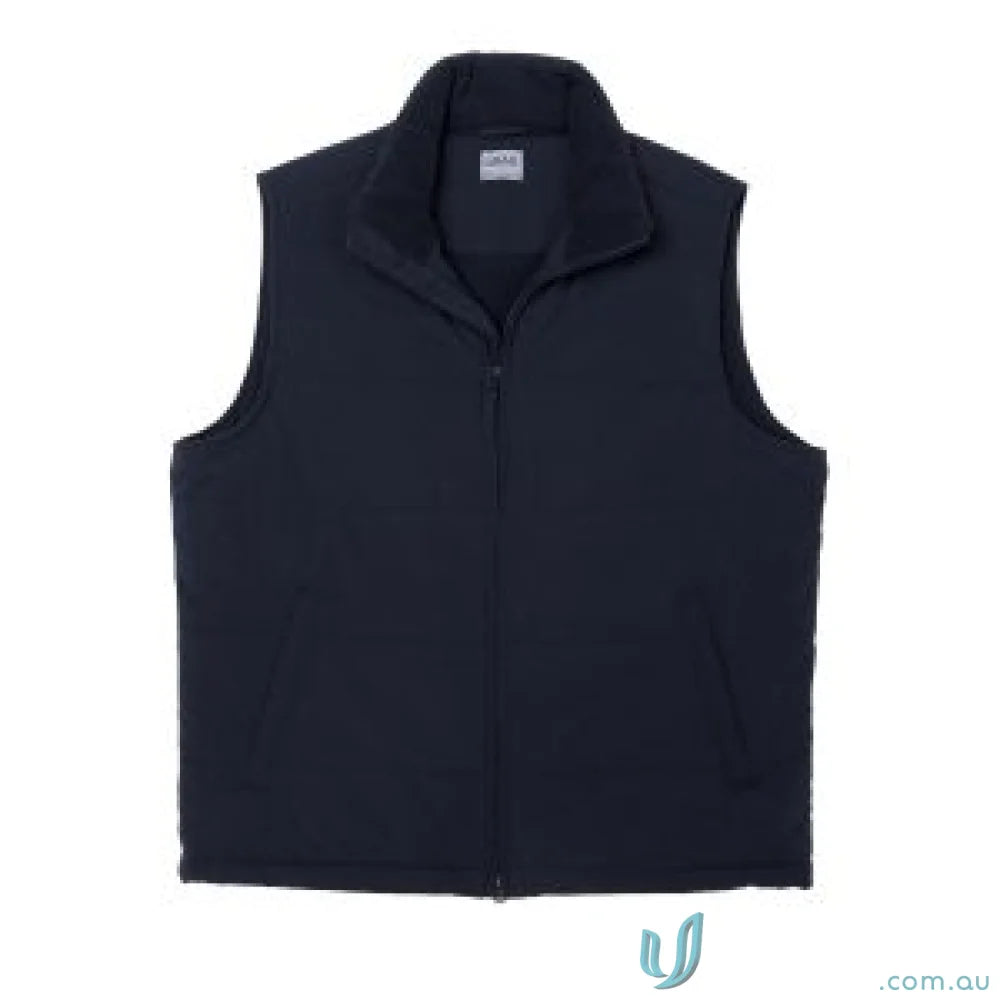 Navy blue fleece vest from Legacy Vest collection perfect for uniforms and workwear