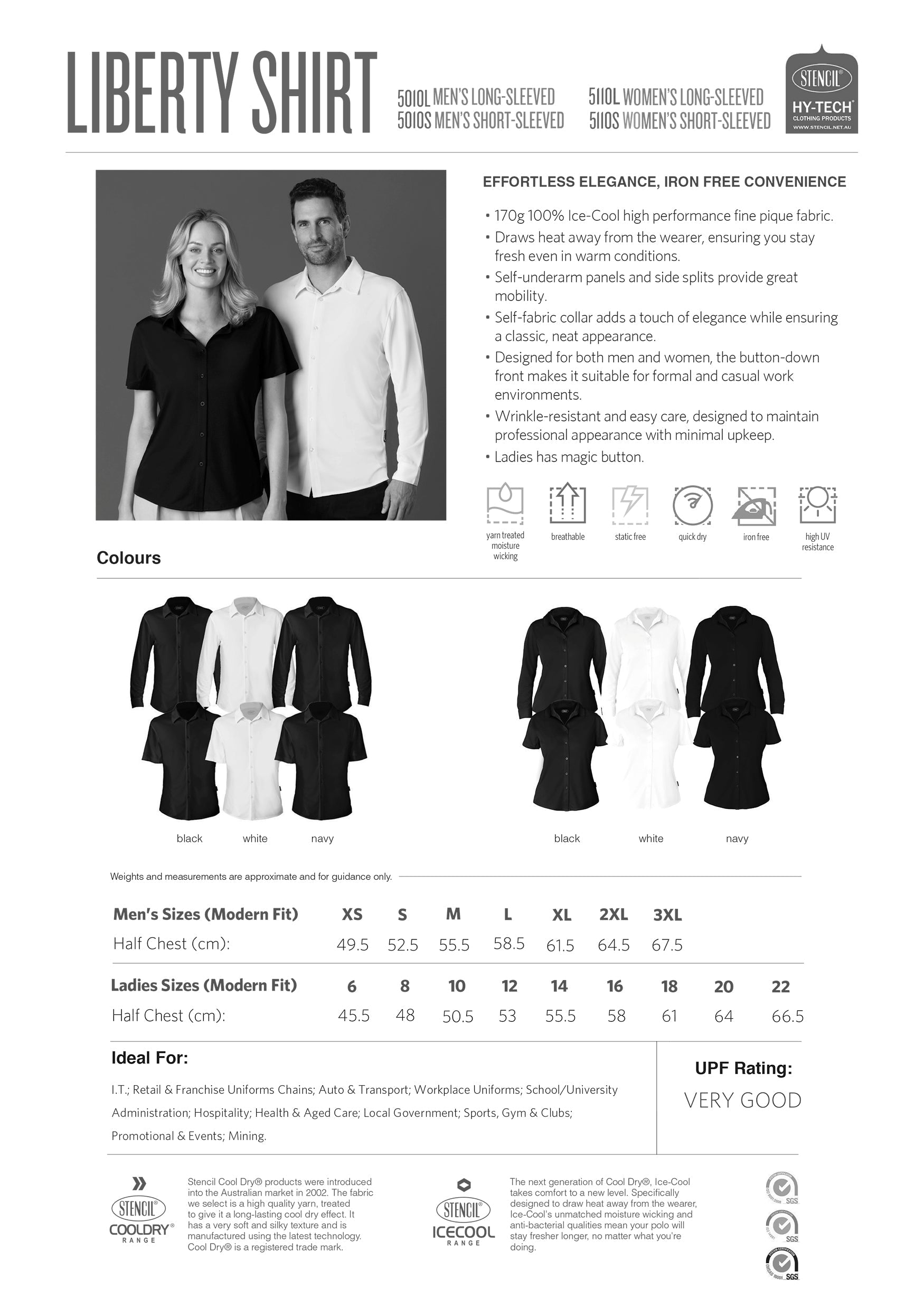 Liberty Premium Men’s Short Sleeve Shirt - SHIRTS