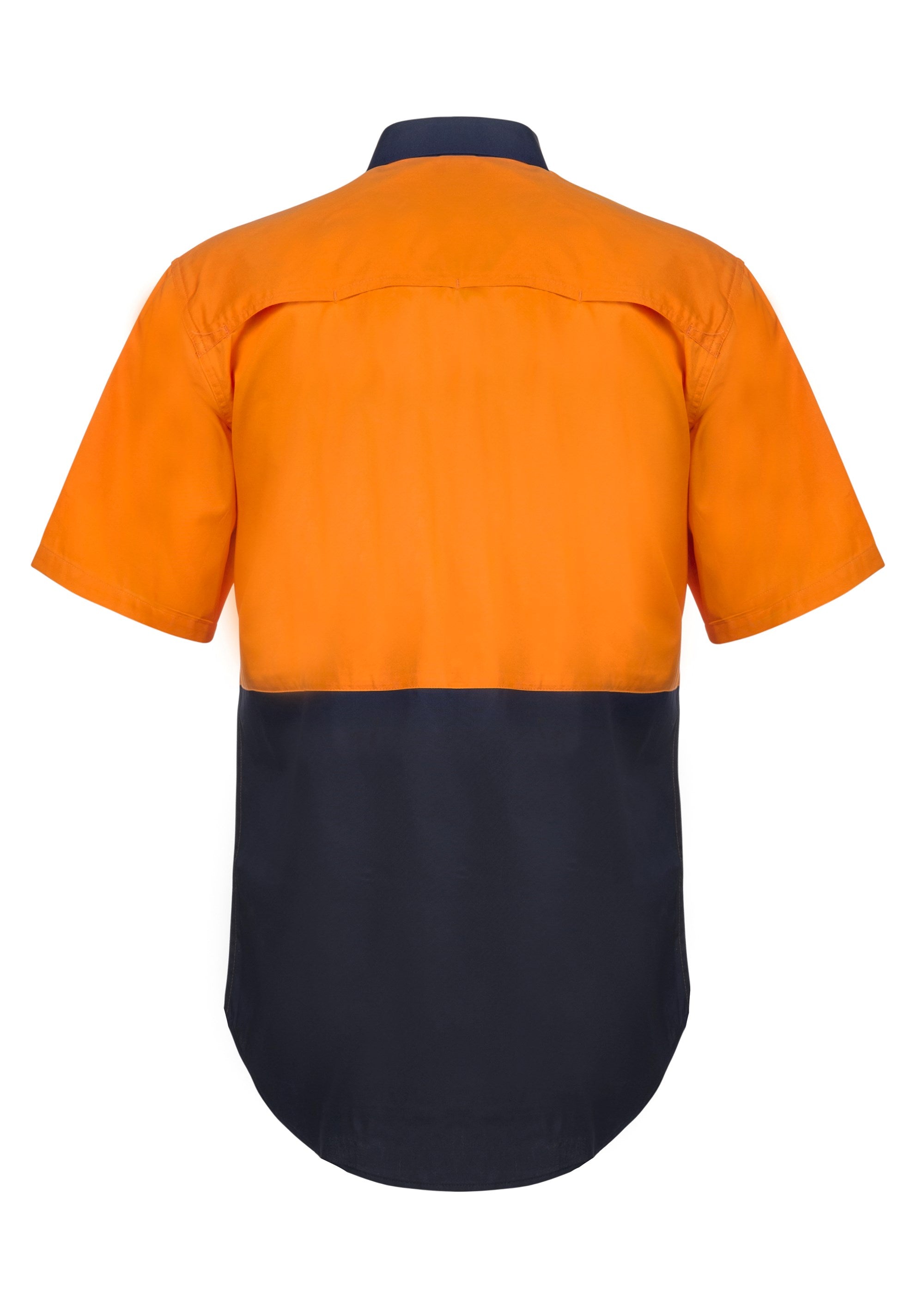 Lightweight HiVis S/S Vented Cotton Drill Shirt - WORKWEAR