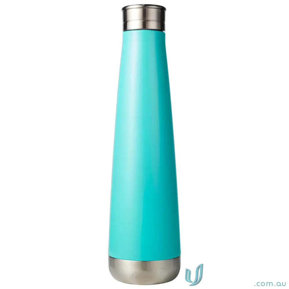 Teal stainless steel water bottle from Lotus 500ml double-walled stainless steel design