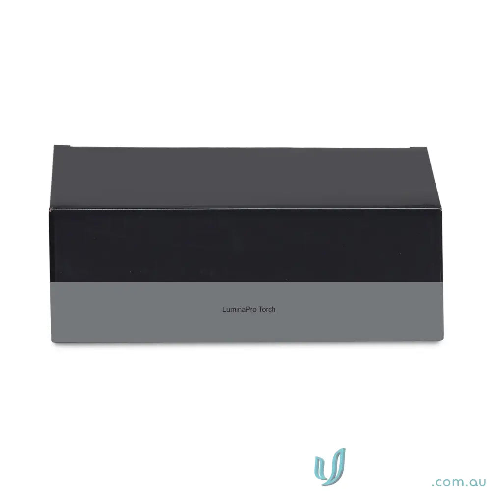 Black and gray storage box for LuminaPro 15W XHP70 LED Torch with adjustable zoom