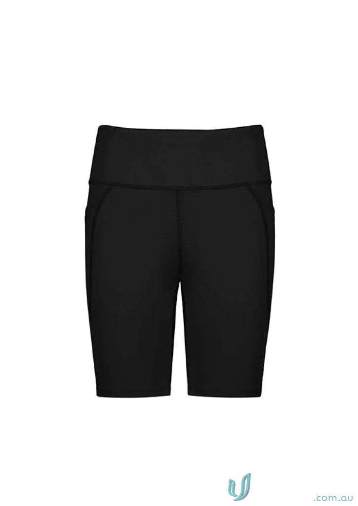 Black Luna Bike Short from Active Industries perfect for workout and casual wear