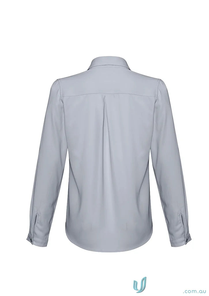 Light gray Madison Long Sleeve blouse from Biz Collection Madison s626ll product shot