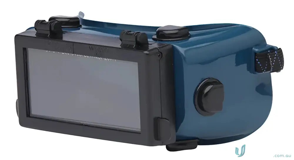 Blue Maxisafe Oxy Welding Goggles with adjustable strap for oxy welding safety