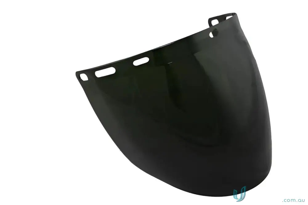 Dark green welding face shield with Maxisafe Shade #5 extra high impact visor