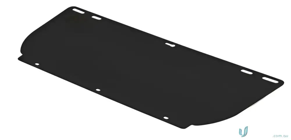 Black rectangular face shield for workwear, ideal as a Maxisafe Shade 5 polycarbonate lens accessory