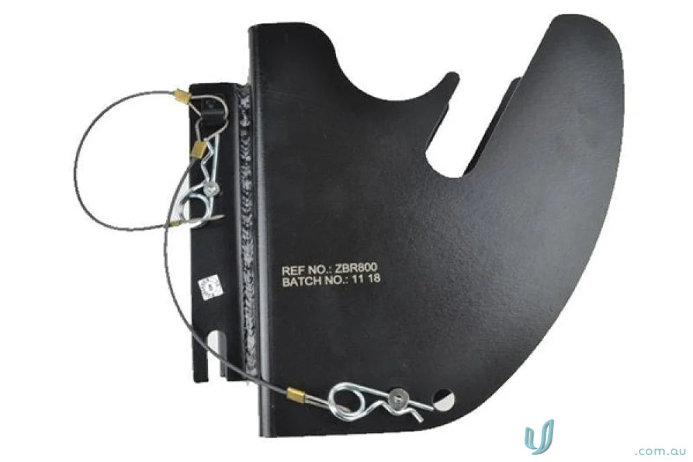 Black metal mounting bracket for Maxisafe Universal Bracket rescue retrieval and uniforms