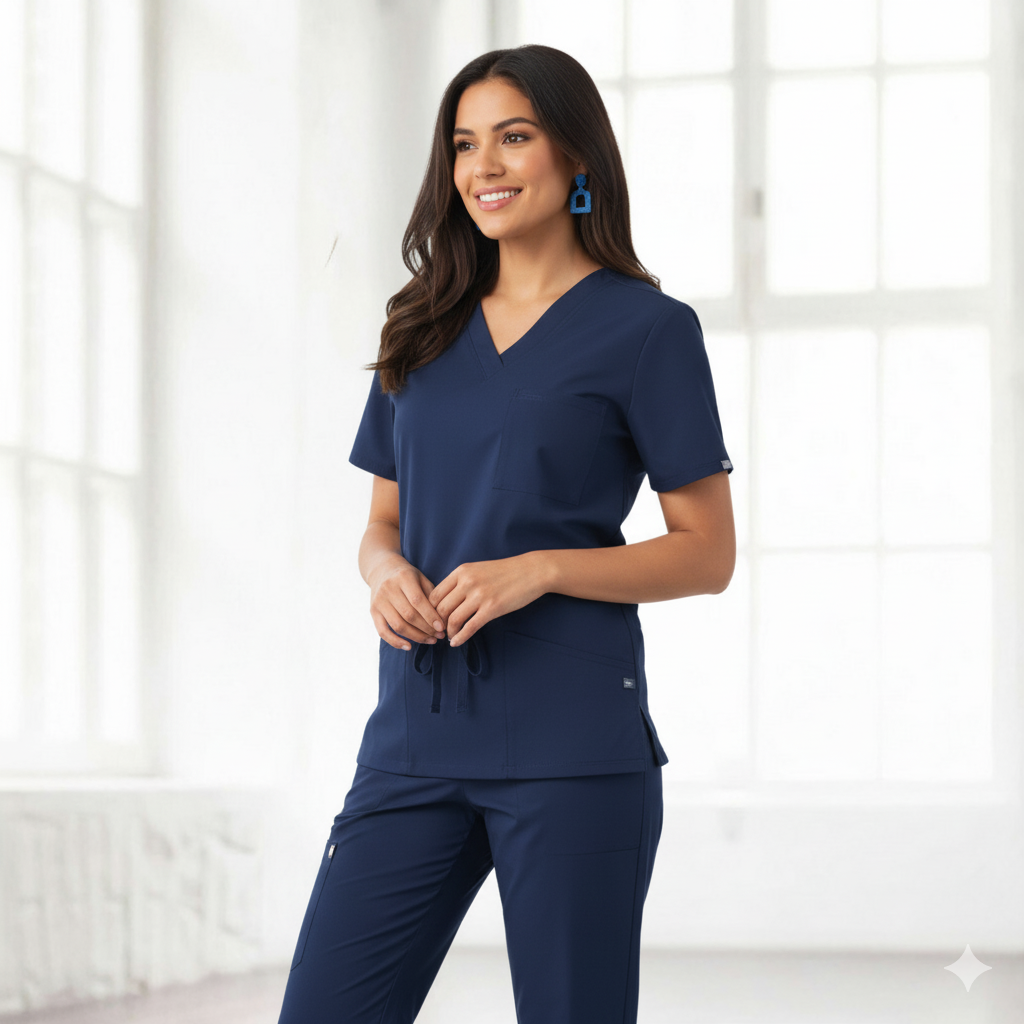 Medi8 Unisex Scrub Top - Healthcare