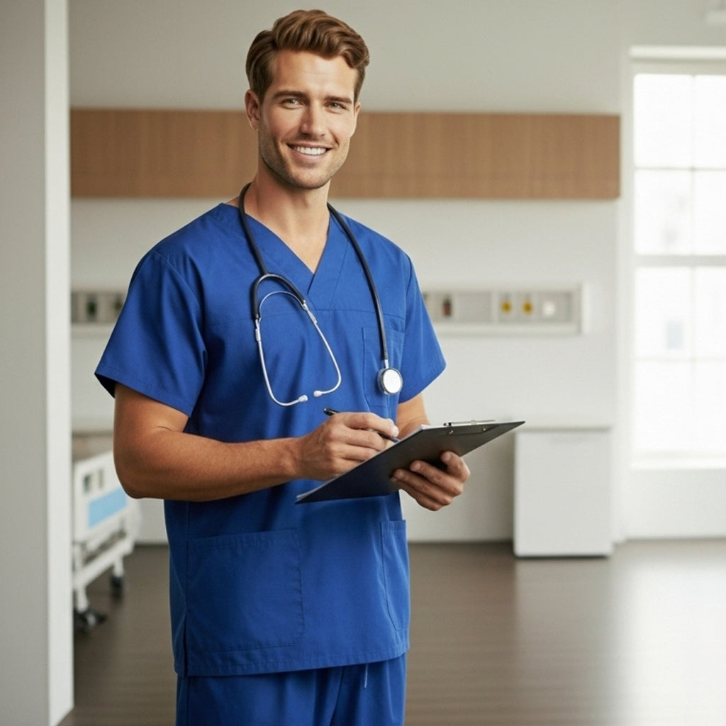 Medi8 Unisex Scrub Top - Healthcare