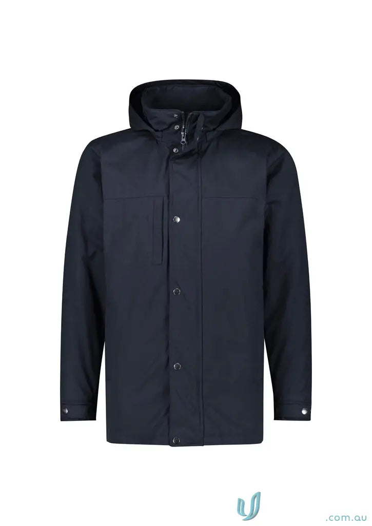 Melbourne Comfort Jacket by Biz Collection in dark blue for light showers