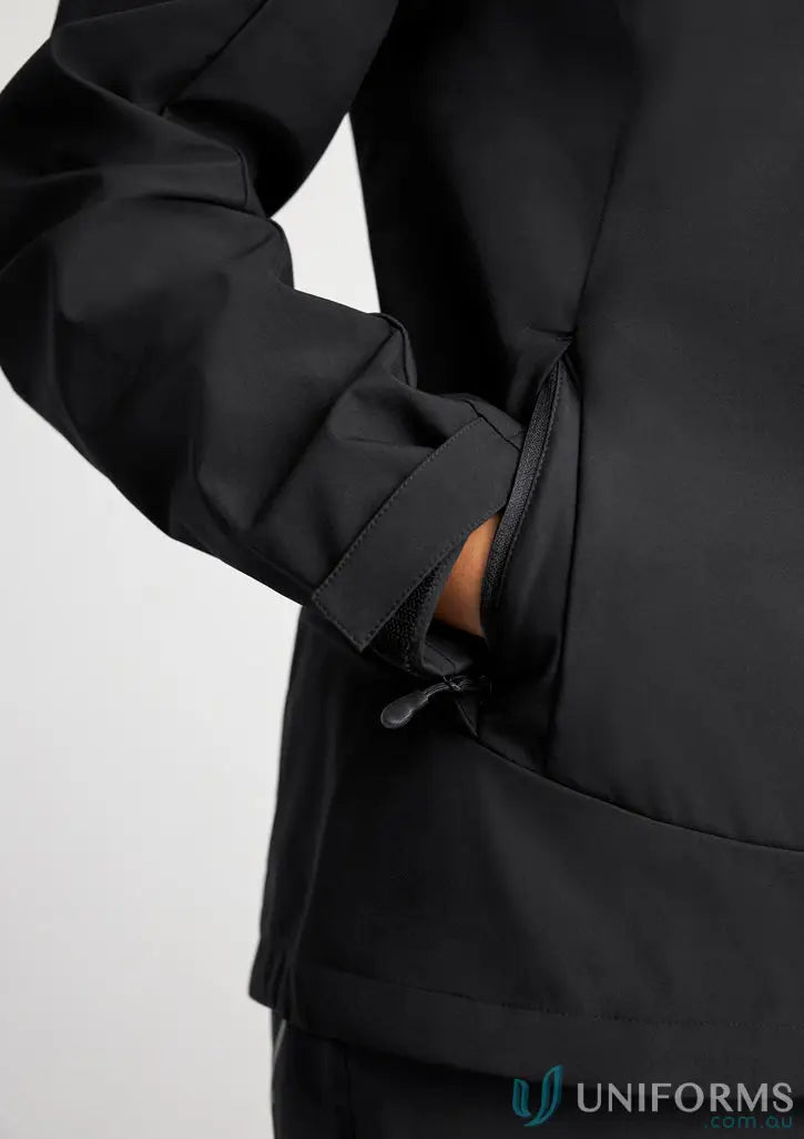 Mens Atlas Jacket with open zip pocket and adjustable cuffs, perfect for outdoor guides