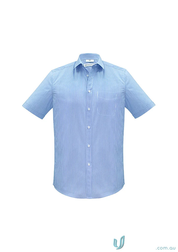 Light blue men’s euro short sleeve shirt for Men’s Euro SS Shirt s812ms collection