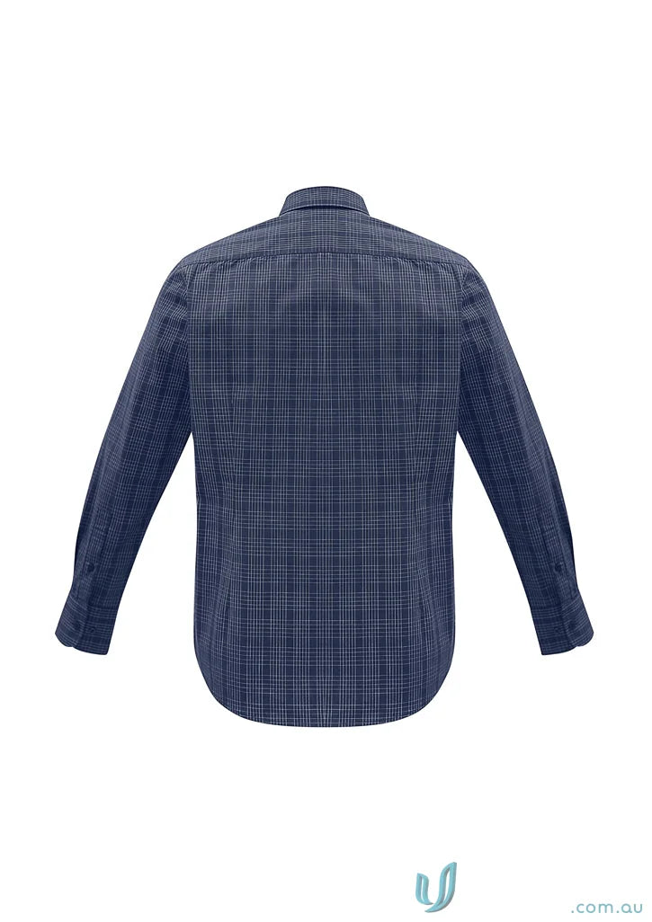 Blue plaid Harper LS Shirt from Biz Collection Men’s long sleeve shirt lineup