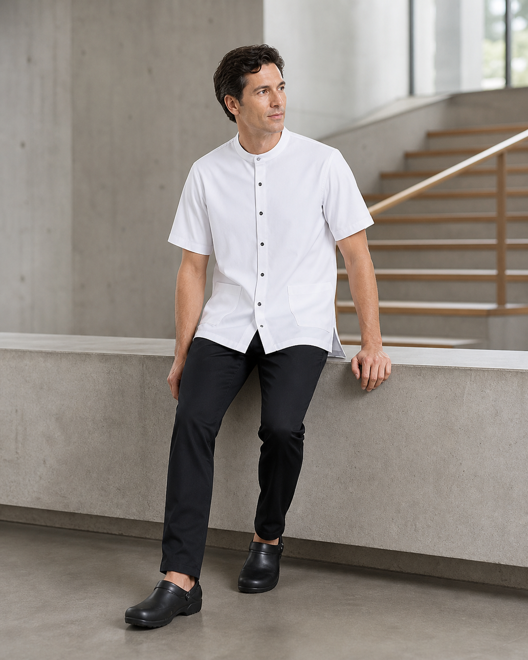Yes Chef! Mens Saffron Chef Flex Pant
