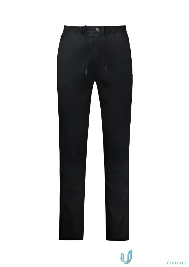 Black casual pants from Mens Saffron Chef Flex Pant for a professional style look
