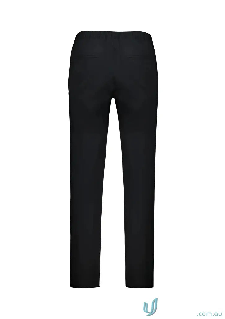 Mens Saffron Chef Flex Pant with black straight-legged professional style trousers
