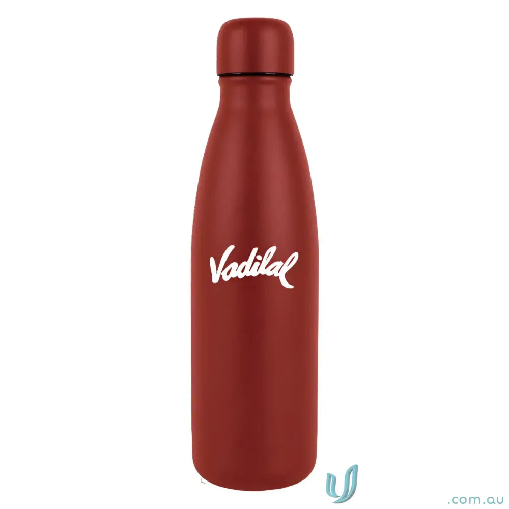 Maroon Midas 600ml aluminium water bottle perfect for uniforms and workwear