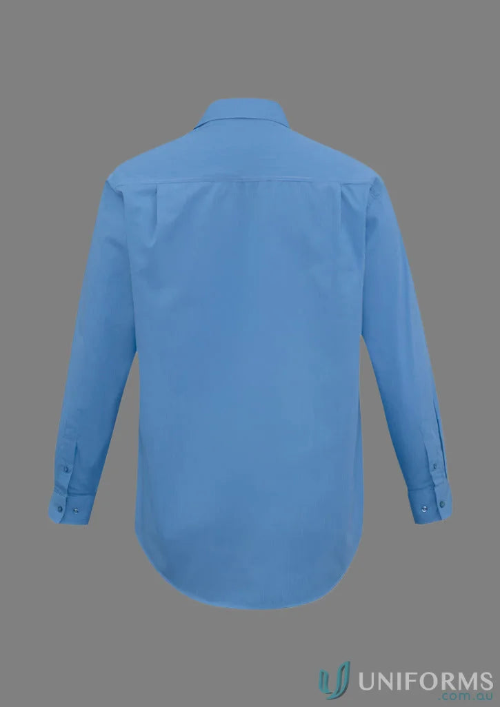 Light blue men’s micro check long sleeve shirt from Mirco Check LS Shirt collection