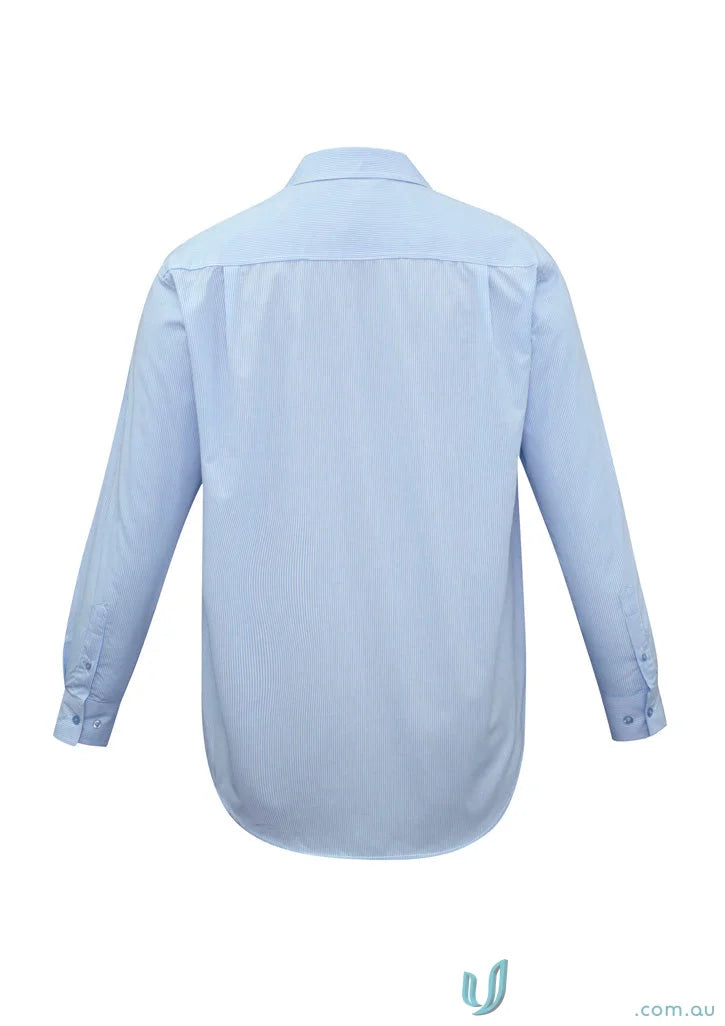 Light blue men’s micro check long sleeve shirt from Mirco Check LS Shirt collection