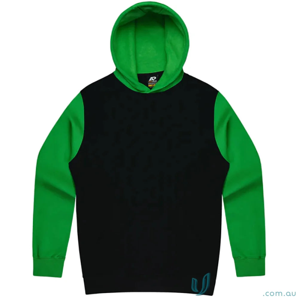 Black and green Monash Hoodie 7xl workwear hoodie, perfect for uniforms and comfort