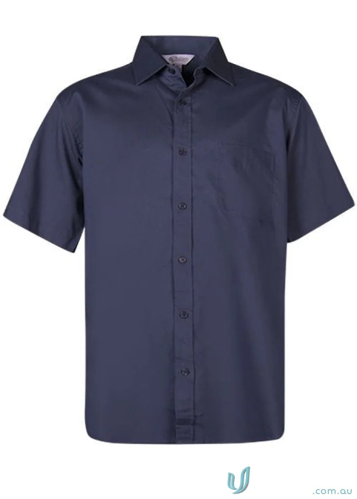 Navy blue Mosman SS Shirt perfect for uniforms and workwear