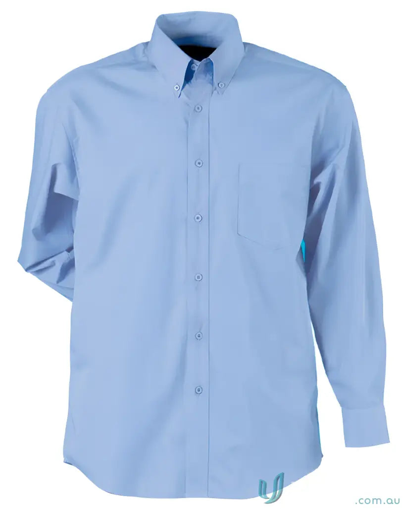 Light blue Nano LS Shirt perfect for uniforms and workwear casual style