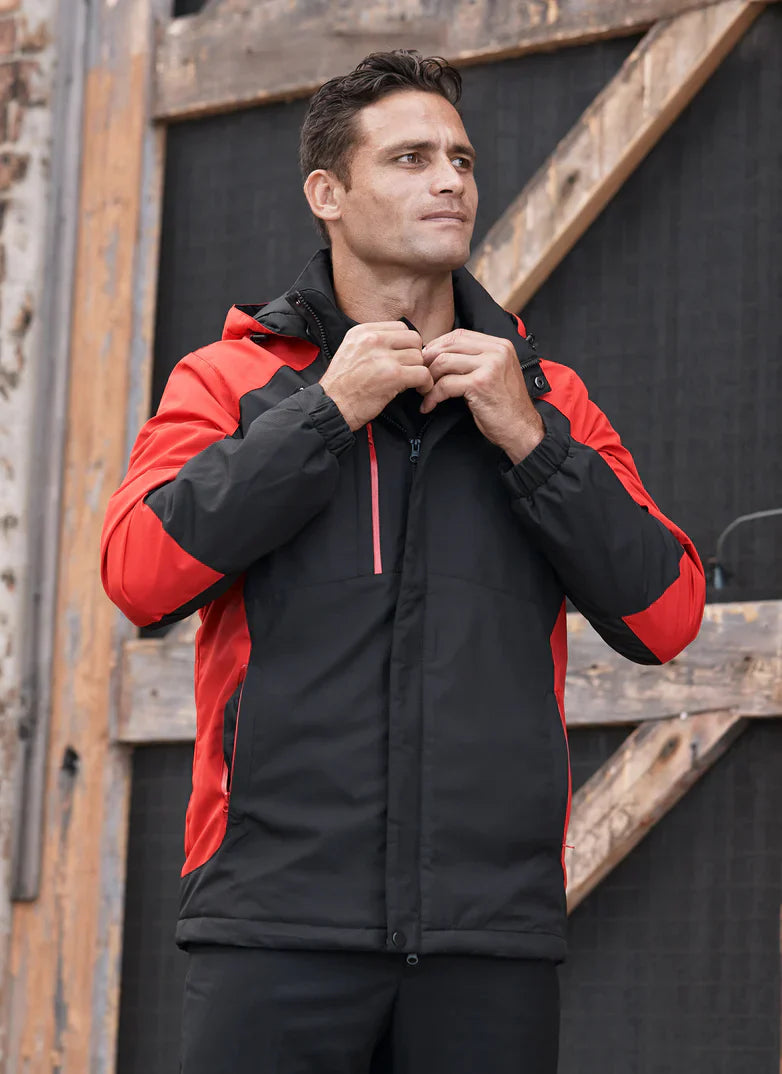 Napier Mens Jacket - Black/Red / A(S) - jacket