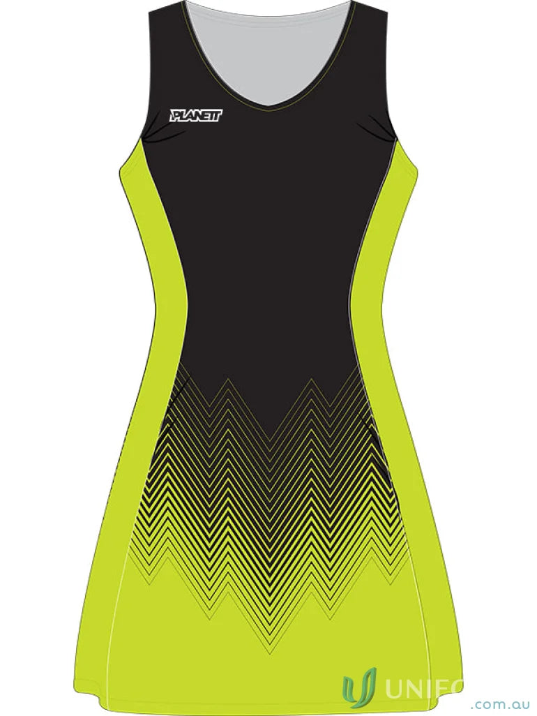 PK Planett NB101 Custom Netball Dress - #1 Australia 2026 UNIFORMS.COM.AU PK Planett NB101 Custom Netball Dress - #1 Australia 2026 UNIFORMS.COM.AU
