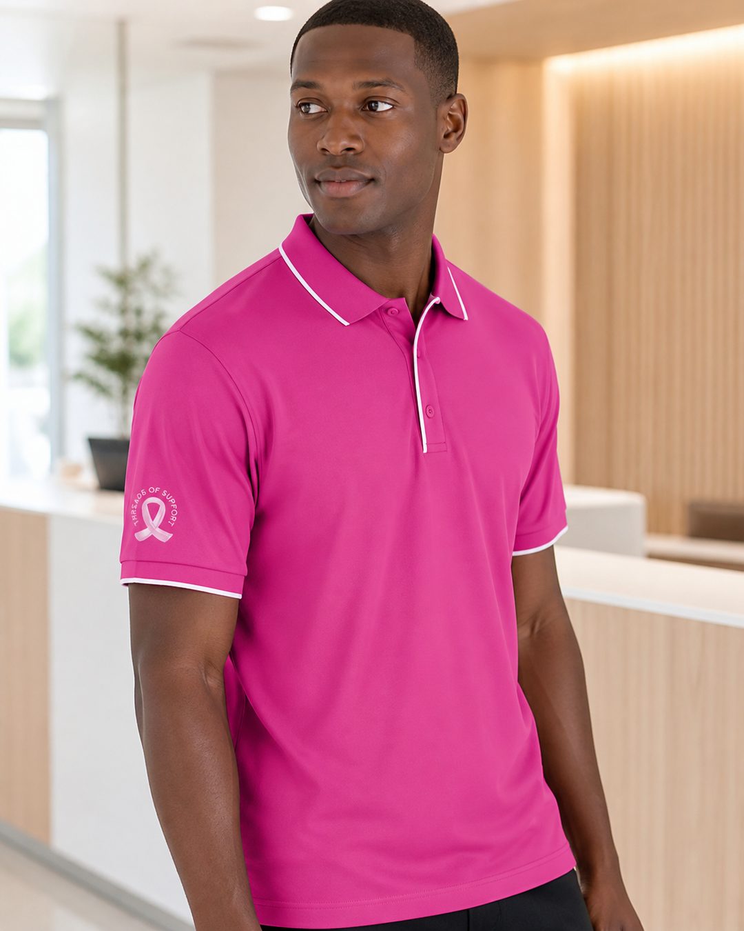 NBCF Pink Polo