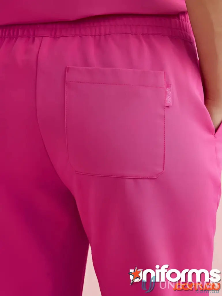 Pink jogger scrub pants with back pocket from NBCF Womens Pink Bizcare Women’s Pink scrub pant -csp241ll