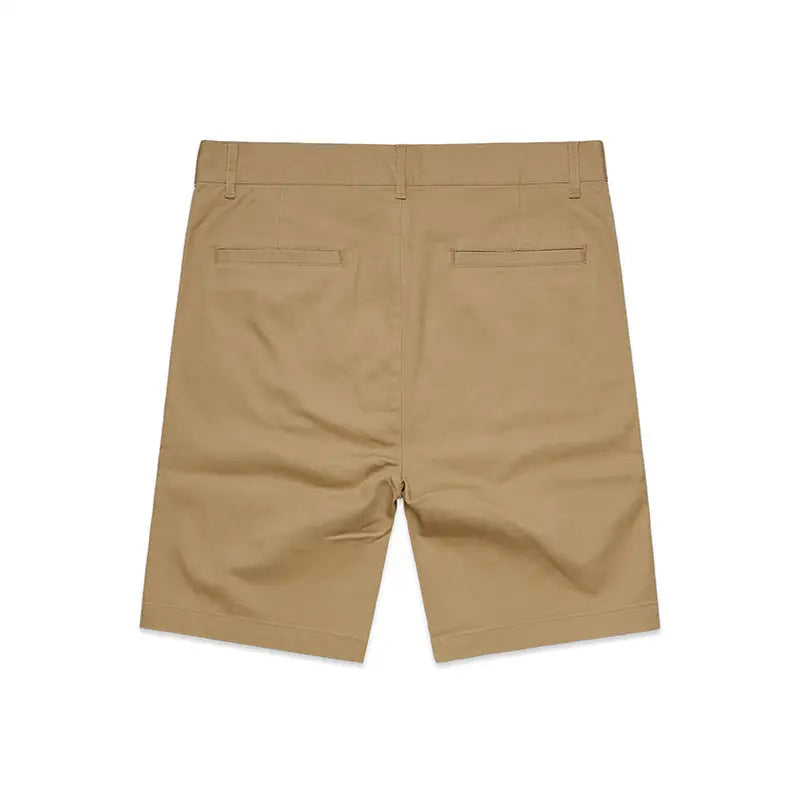 Khaki Nemesis Ramp Shorts with back pockets and belt loops