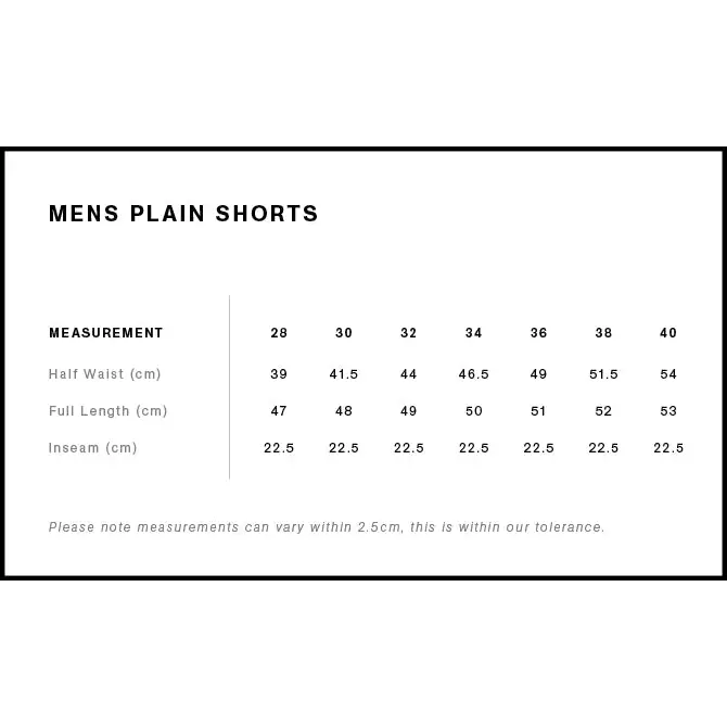 Black Nemesis Ramp Shorts, plain design with various sizes