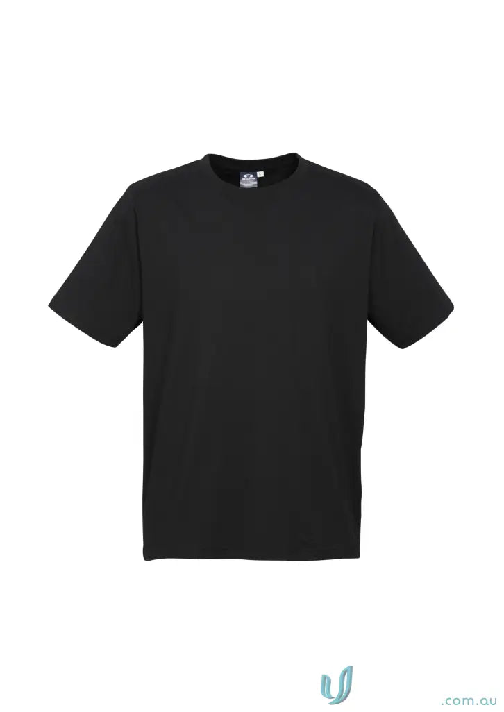 Plain black Newport Tee from Biz Collection, perfect for a casual ice tee look