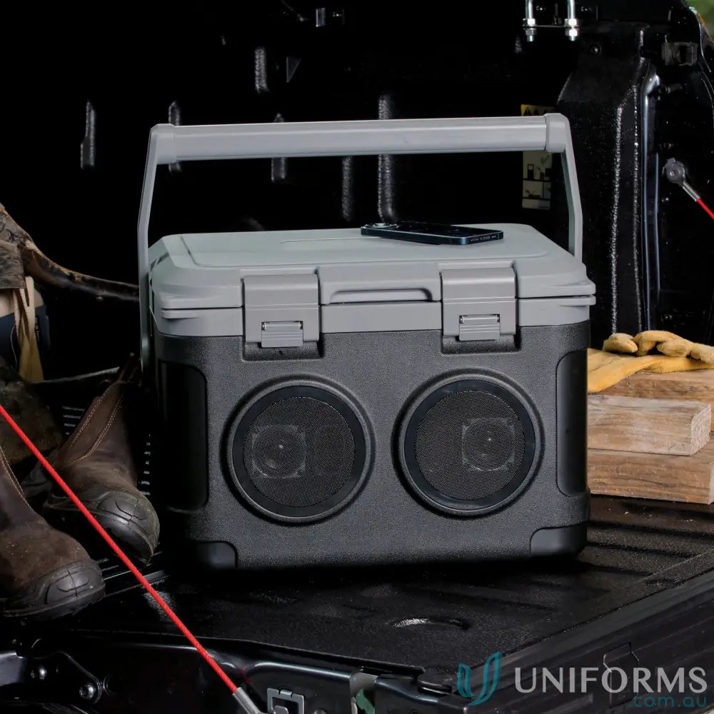 On‑Ice 21L Portable Cooler with Built‑in Bluetooth Speaker and brandable surface